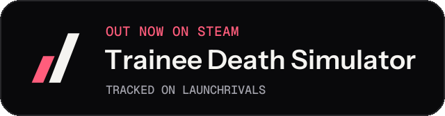 Dark launch badge for Trainee Death Simulator