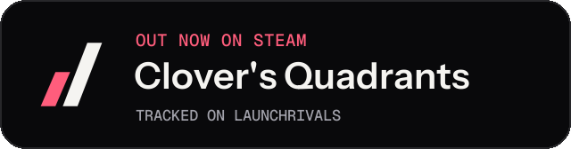 Dark launch badge for Clover's Quadrants