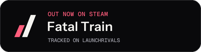 Dark launch badge for Fatal Train