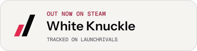 Light launch badge for White Knuckle