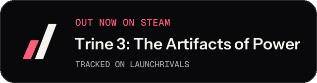 Dark launch badge for Trine 3: The Artifacts of Power