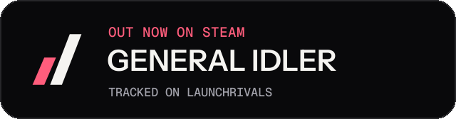 Dark launch badge for GENERAL IDLER