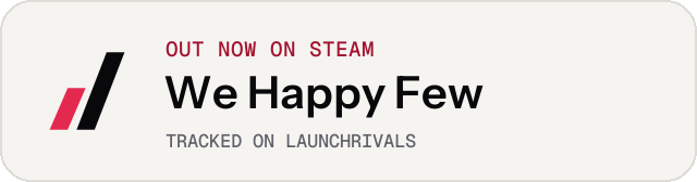 Light launch badge for We Happy Few