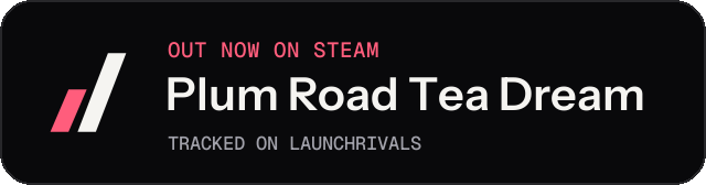 Dark launch badge for Plum Road Tea Dream