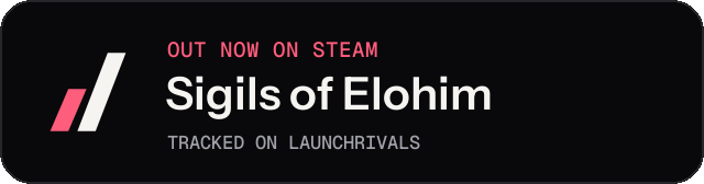 Dark launch badge for Sigils of Elohim