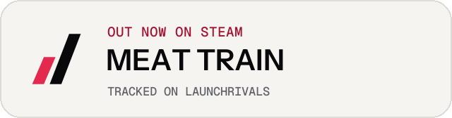 Light launch badge for MEAT TRAIN