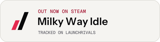 Light launch badge for Milky Way Idle