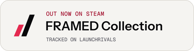 Light launch badge for FRAMED Collection