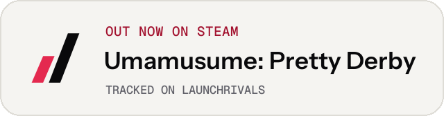Light launch badge for Umamusume: Pretty Derby