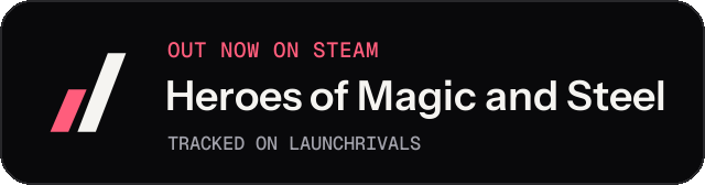 Dark launch badge for Heroes of Magic and Steel