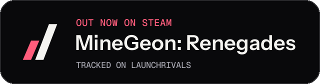 Dark launch badge for MineGeon: Renegades