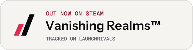 Light launch badge for Vanishing Realms™
