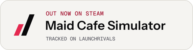 Light launch badge for Maid Cafe Simulator