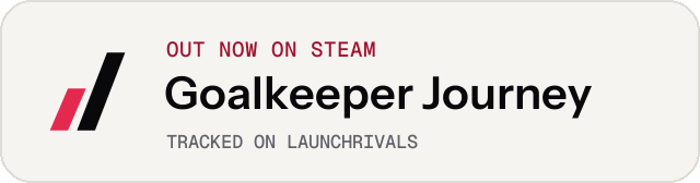 Light launch badge for Goalkeeper Journey