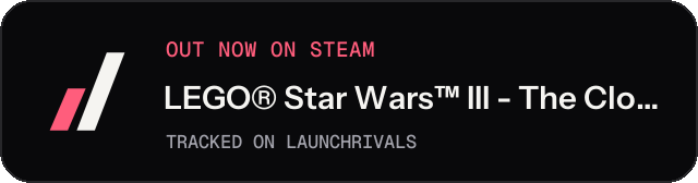 Dark launch badge for LEGO® Star Wars™ III - The Clone Wars™