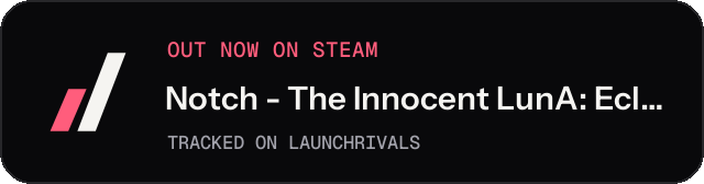 Dark launch badge for Notch - The Innocent LunA: Eclipsed SinnerS