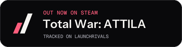 Dark launch badge for Total War: ATTILA