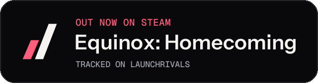 Dark launch badge for Equinox: Homecoming
