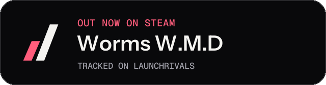 Dark launch badge for Worms W.M.D