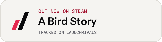 Light launch badge for A Bird Story