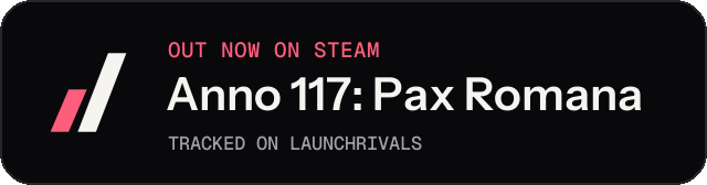 Dark launch badge for Anno 117: Pax Romana