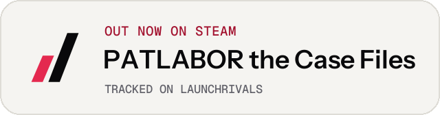 Light launch badge for PATLABOR the Case Files
