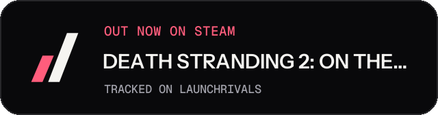 Dark launch badge for DEATH STRANDING 2: ON THE BEACH