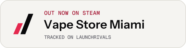 Light launch badge for Vape Store Miami