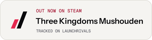 Light launch badge for Three Kingdoms Mushouden