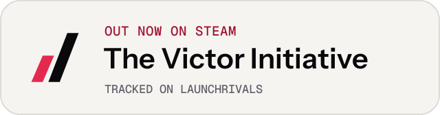 Light launch badge for The Victor Initiative