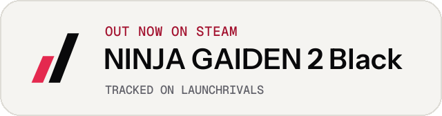 Light launch badge for NINJA GAIDEN 2 Black