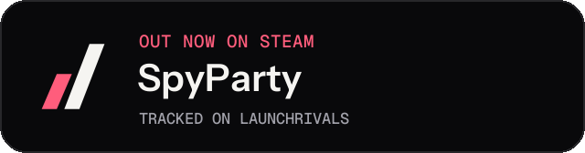 Dark launch badge for SpyParty