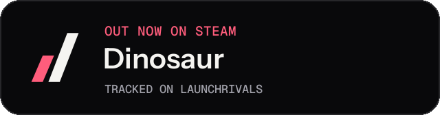 Dark launch badge for Dinosaur