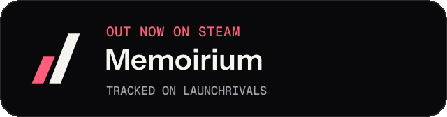 Dark launch badge for Memoirium