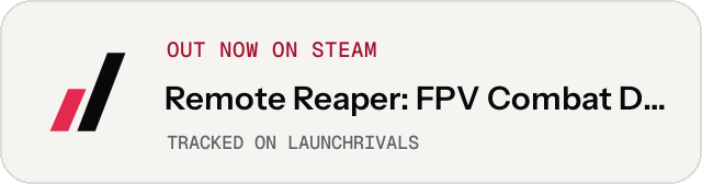 Light launch badge for Remote Reaper: FPV Combat Drone Simulator