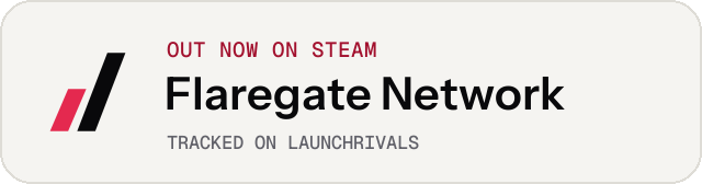 Light launch badge for Flaregate Network