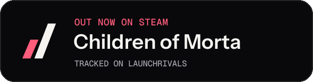 Dark launch badge for Children of Morta