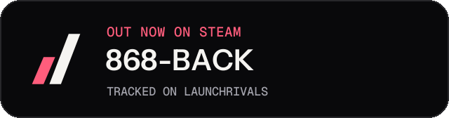 Dark launch badge for 868-BACK