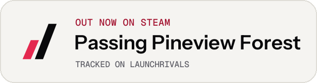 Light launch badge for Passing Pineview Forest