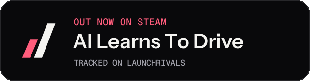 Dark launch badge for AI Learns To Drive