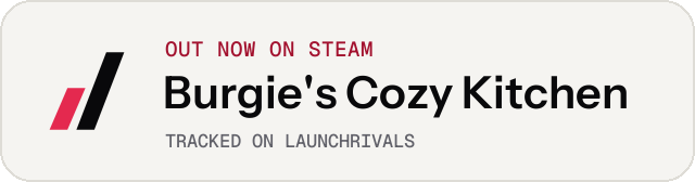 Light launch badge for Burgie's Cozy Kitchen