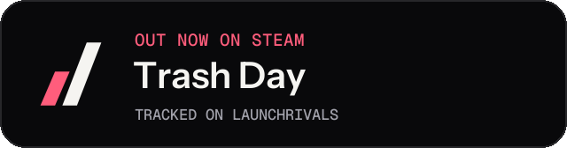 Dark launch badge for Trash Day