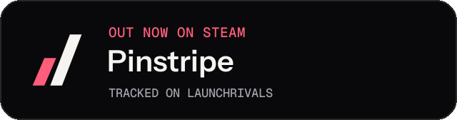 Dark launch badge for Pinstripe