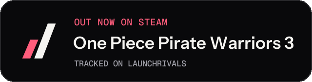 Dark launch badge for One Piece Pirate Warriors 3