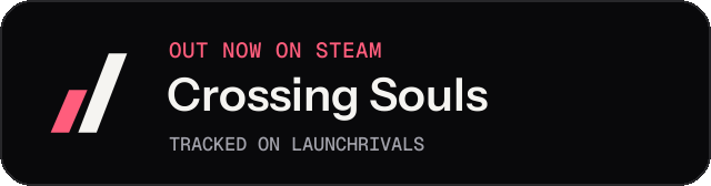 Dark launch badge for Crossing Souls