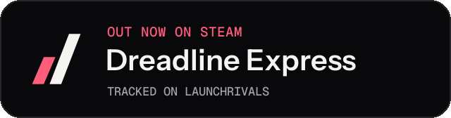 Dark launch badge for Dreadline Express