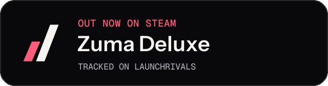 Dark launch badge for Zuma Deluxe