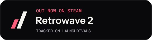 Dark launch badge for Retrowave 2