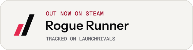 Light launch badge for Rogue Runner