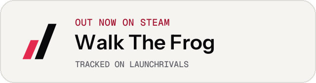 Light launch badge for Walk The Frog